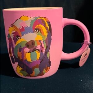 Soft Touch Shihtzu Multicolor Stained Glass Coffee Mug DesirableSip